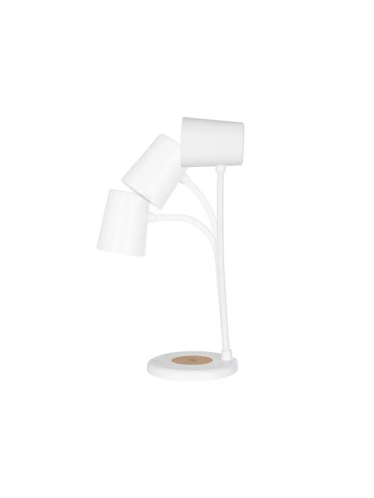 GloboStar LED Φωτιστικό Γραφείου Bluetooth σε Λευκό Χρώμα