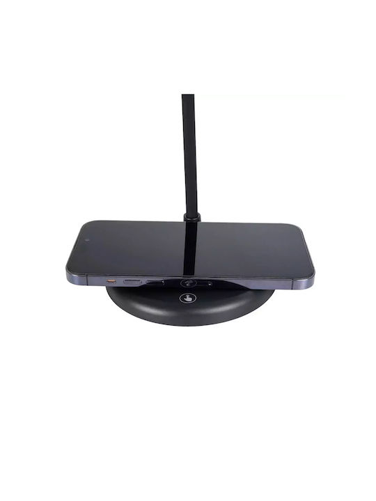 GloboStar LED Φωτιστικό Γραφείου Bluetooth σε Μαύρο Χρώμα