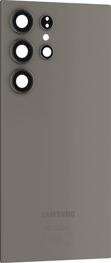 Samsung Καπάκι Μπαταρίας Γκρι για Samsung S928B Galaxy S24 Ultra 5G
