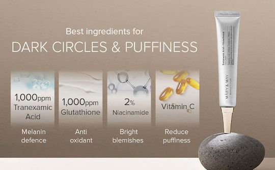 Mary & May Glutathione Eye Cream Special Set Skin Care Set for Moisturizing & Brightening 3 Pieces