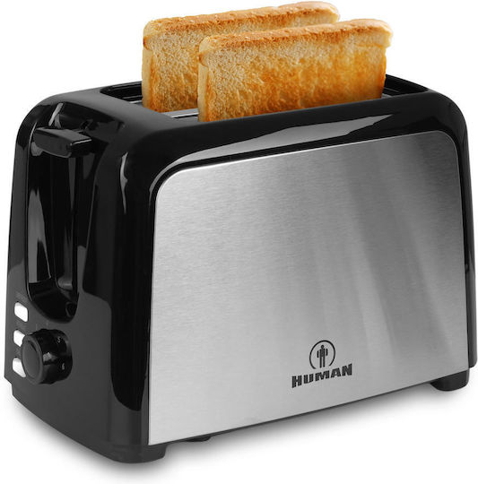 Human Toaster 2 Slots 750W Inox