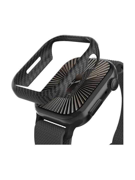 Nekit Kevlar Protection Case in Black color for Apple Watch 10 46mm