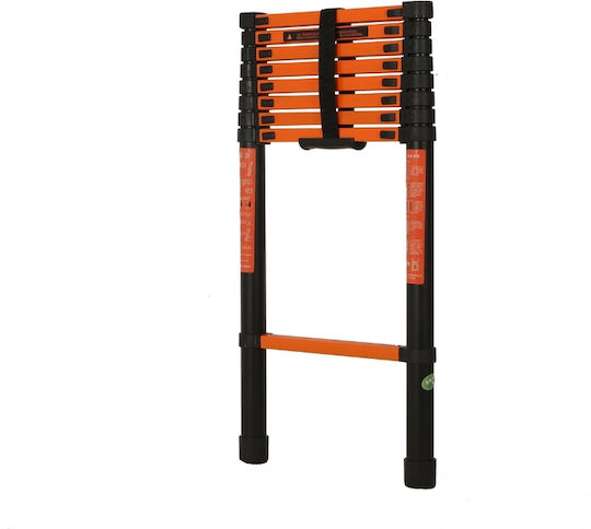 Vesta Telescopic Ladder Iron 9 of Steps with Maximum Height 3.5m