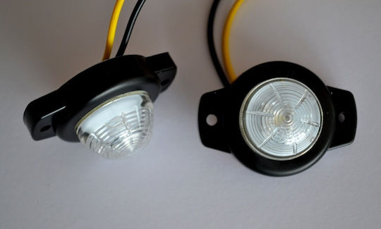 Lumină De Semnalizare Laterală Sferică 1 Led Smd 12v & 24v