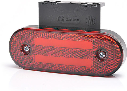 Neon Led Volume Side Red Two Lines Was 12 / 24v Adr Mounting Base Ip 6668