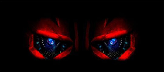 Αυτοκολλητο Κρανους Adhesive Perforated Red Monster Ov10p Print