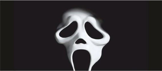 Adhesive Perforated Scream Eye OV8P Print Helmet Sticker