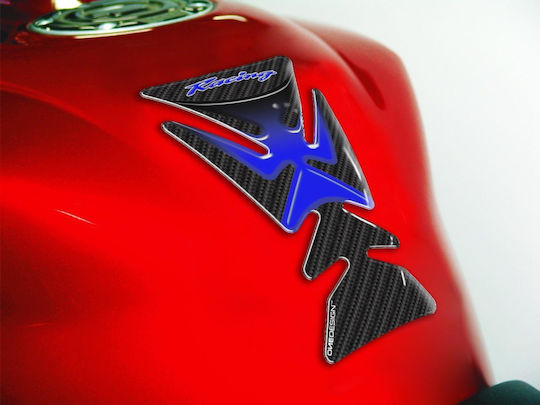 Аυτοκόλλητο Резервоар Cermedbp Racing Син Универсален Танкпад Принт