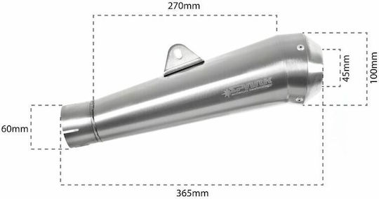 Spark Крайно гърне за мотоциклет