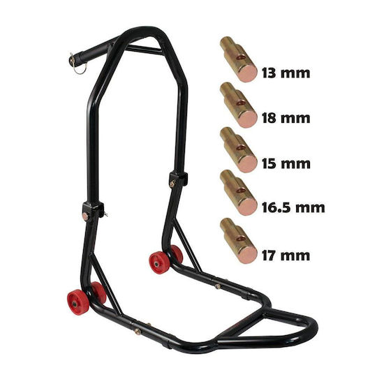 A-Pro Paddock Stand Stand de ridicare a roții față a motocicletei cu greutate maximă de 150kg