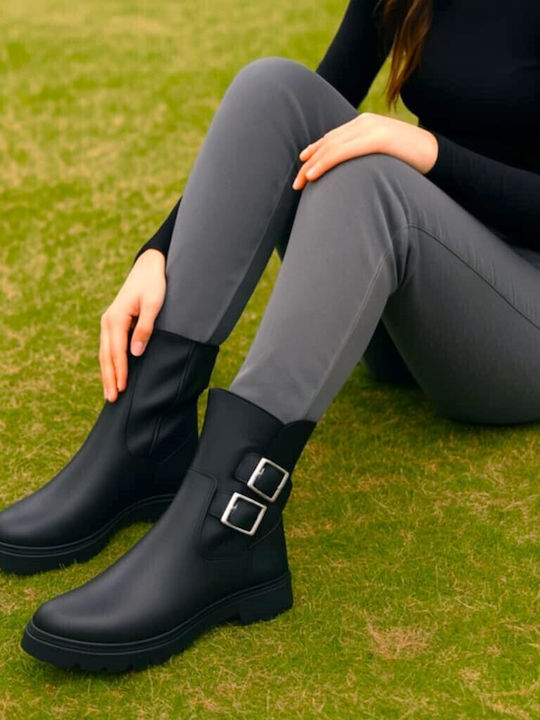 Stiefeletten Damen Schwarz
