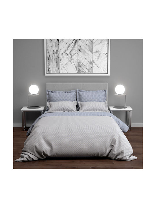 Charalambidis Textiles Kissenbezug-Set Blue 52x72cm.
