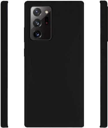 Soft Back Cover Σιλικόνης Μαύρο (Galaxy Note 20 Ultra)