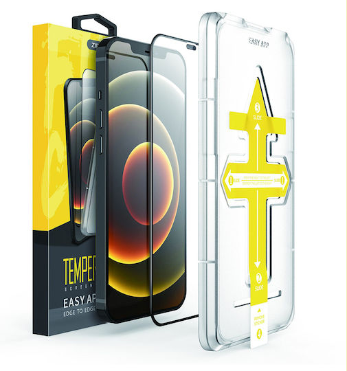 Zifriend 3D Tempered Glass Μαύρο (iPhone SE 2022 / 2020 / 8 / 7) FRG46542