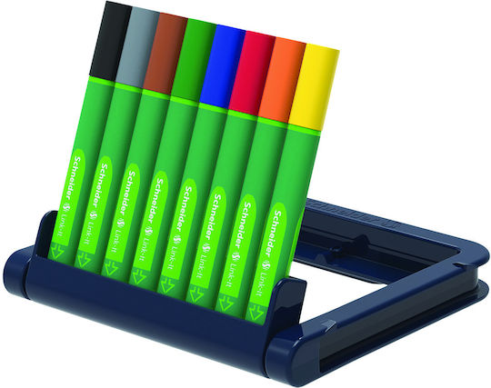 Schneider Μαρκαδόροι Stand 8 Colors Σετ 8τμχ