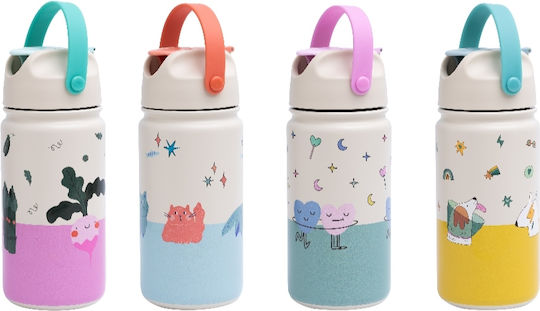 The Cotton Cloud Bottle Thermos Stainless Steel Dancing Hearts