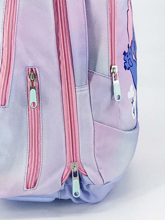 Cerda Stitch School Backpack for Elementary Lilac 31 x 14 x 41cm