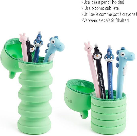 Miquelrius Pencil Case Silicone Barrel Green