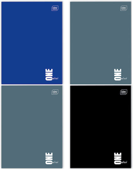 interDRUK Set 5 Notebooks 60 Sheets A4 Square
