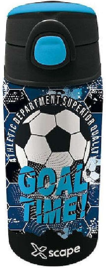 Graffiti Sticlă Pentru Copii Fotbal Din Oțel Inoxidabil Cu Pai 500ml