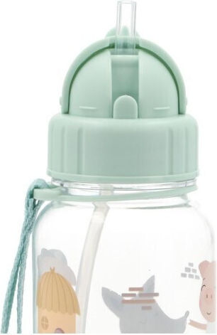 Tutete Παιδικό Παγούρι Πλαστικό με Καλαμάκι Tritan 500ml