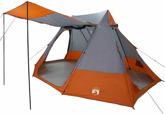 vidaXL Σκηνή Camping Πορτοκαλί 482x360x227εκ.