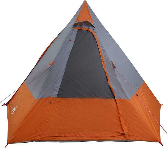 vidaXL Σκηνή Camping Πορτοκαλί 482x360x227εκ.
