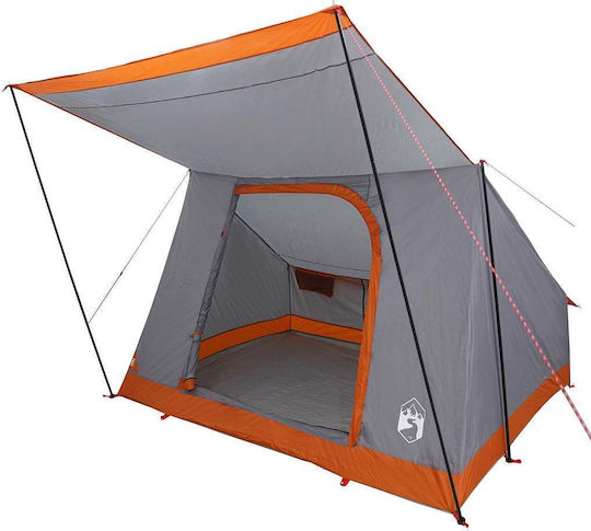 vidaXL Summer Camping Tent Orange 223x163x130cm