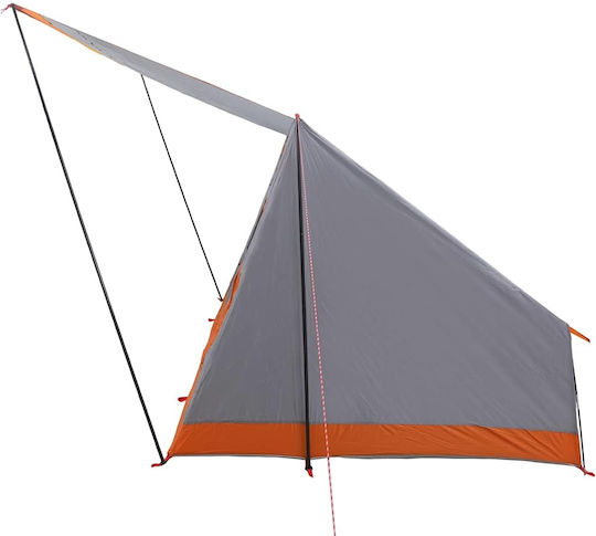 vidaXL Summer Camping Tent Orange 223x163x130cm