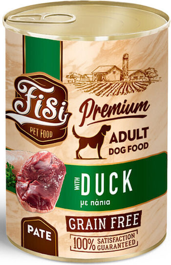 Fisi Hund Adult Getreidefrei Entenpastete 400g