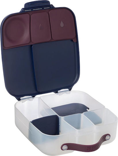 B.Box Lunchbox Πλαστικό Παιδικό Δοχείο Φαγητού Harry Potter 2lt Μπλε