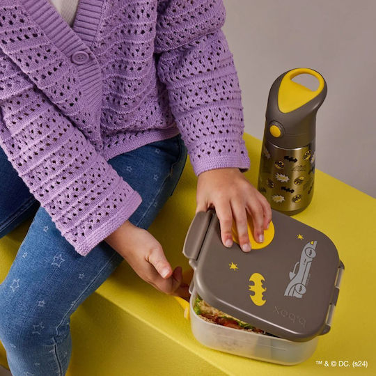 B.Box Lunchbox Mini Πλαστικό Παιδικό Δοχείο Φαγητού Batman Πολύχρωμο