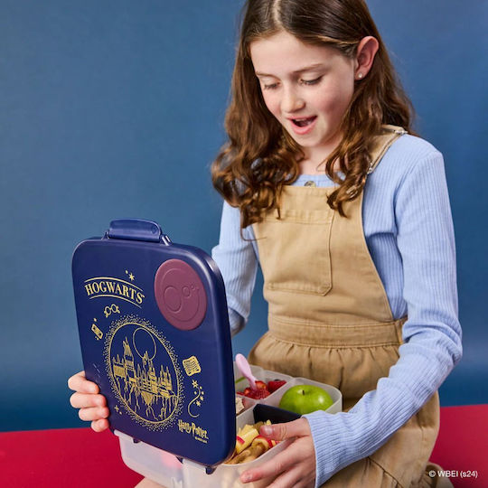 B.Box Lunchbox Πλαστικό Παιδικό Δοχείο Φαγητού Harry Potter 2lt Μπλε