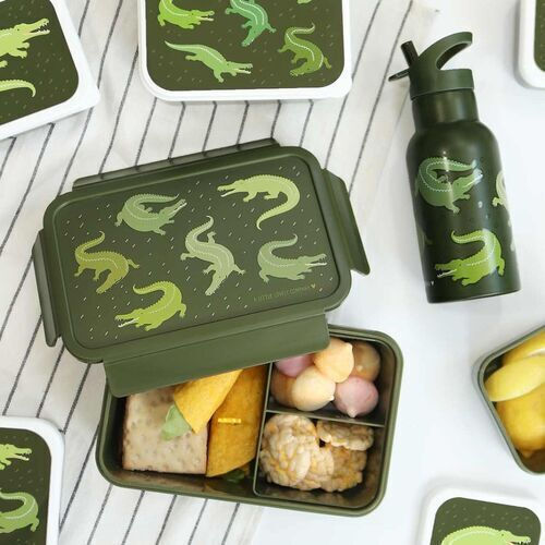 A Little Lovely Company Plastic Kids' Food Container Dinosaurs Yellow x x 7.5cm