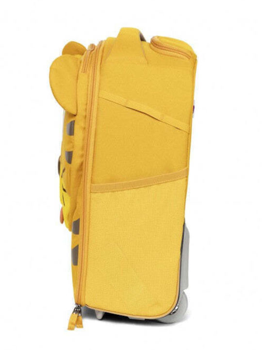 Affenzahn Timmy Tiger Children's Cabin Travel Suitcase Fabric Yellow with 2 Wheels Height 40cm AFZ-TRL001