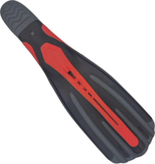 XDive Βατραχοπέδιλα Κολύμβησης Elver Black/red