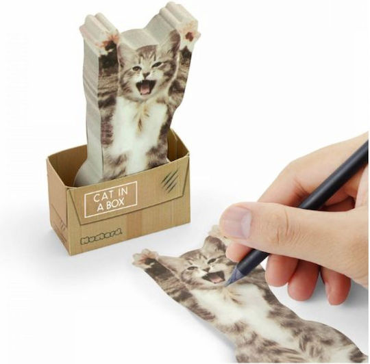 Αυτοκόλλητα Χαρτάκια Σημειώσεων Cat In A Box 150 Φύλλα Mum16079b