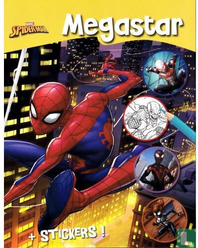 Disney Megastar Colouringbook Spiderman Toys
