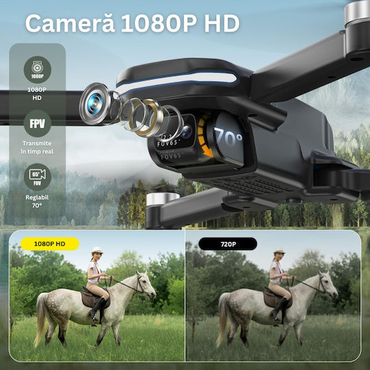 HS280D Dron 2.4 GHz cu Cameră 1080p și Telecomandă