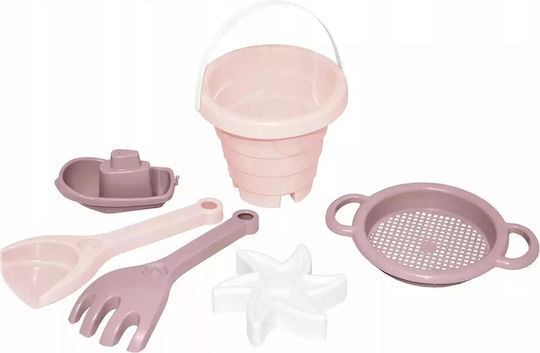 Wader Strandspielzeug-Set Rosa 6Stück
