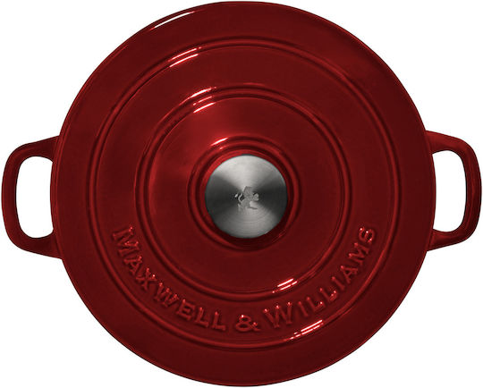 Maxwell & Williams Merlot Untiefe Topf aus Gusseisen 4lt / 26cm