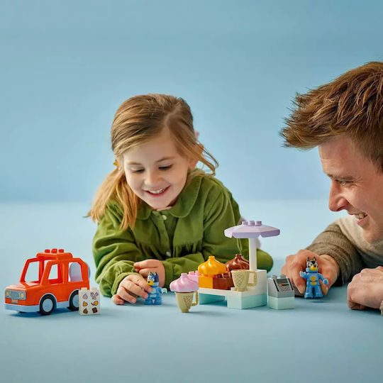 LEGO Duplo Ice Cream Trip With Bluey for 2+ Years 22 Pieces