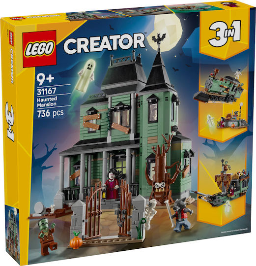 LEGO Creator 3-in-1 Haunted Mansion За 9+ Години 736 Бройки