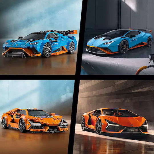 LEGO Speed Champions Lamborghini Revuelto & Huracán STO за 10+ Години 607 Бройки