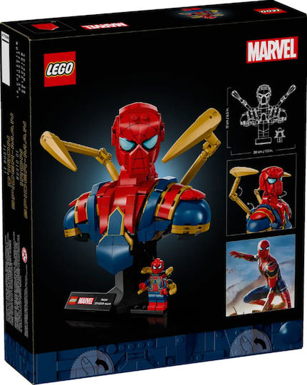 LEGO Super Heroes Iron Spiderman Bust for 18+ Years 379 Pieces