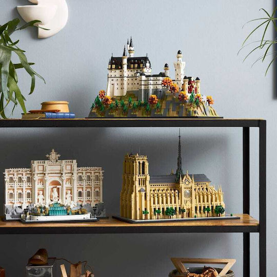 LEGO Architecture Neuschwanstein Castle pentru 18+ Ani 3455 Bucăți