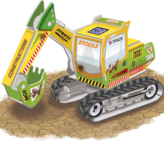 Crealign Paper Construction Toy Vehicles for Children 6+ years old+ Years