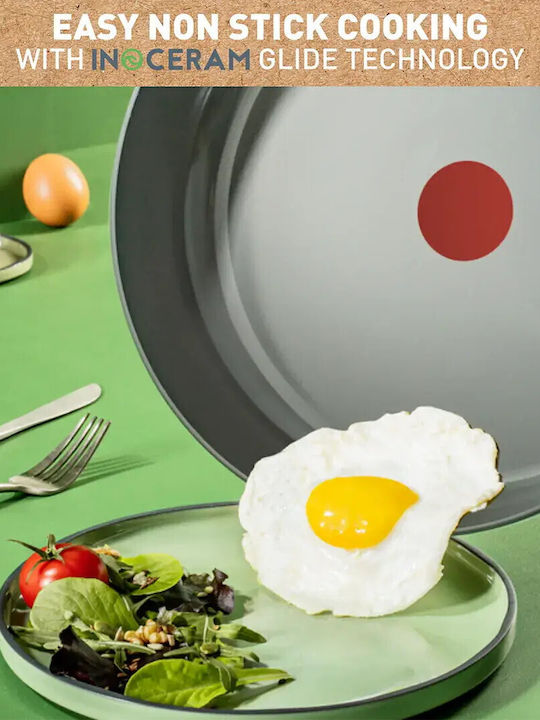 Tefal RENEW+ Τηγάνι από Αλουμίνιο με Κεραμική Επίστρωση 30cm