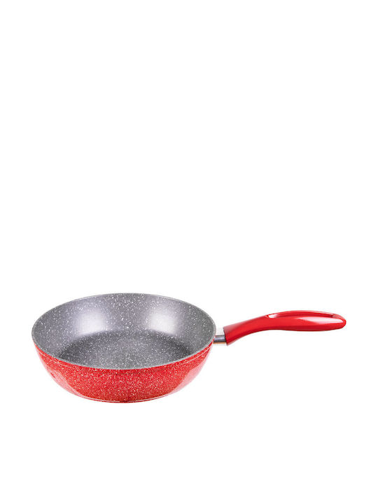 Voltz Starke Pro Aluminium Pfanne mit Deckel mit Antihaftbeschichtung 24cm