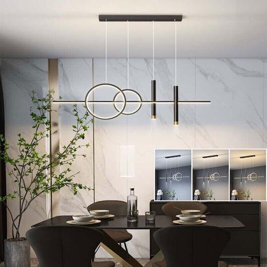 Home Lighting Aida Висящо Осветително Тяло Черен 100x5x120см.